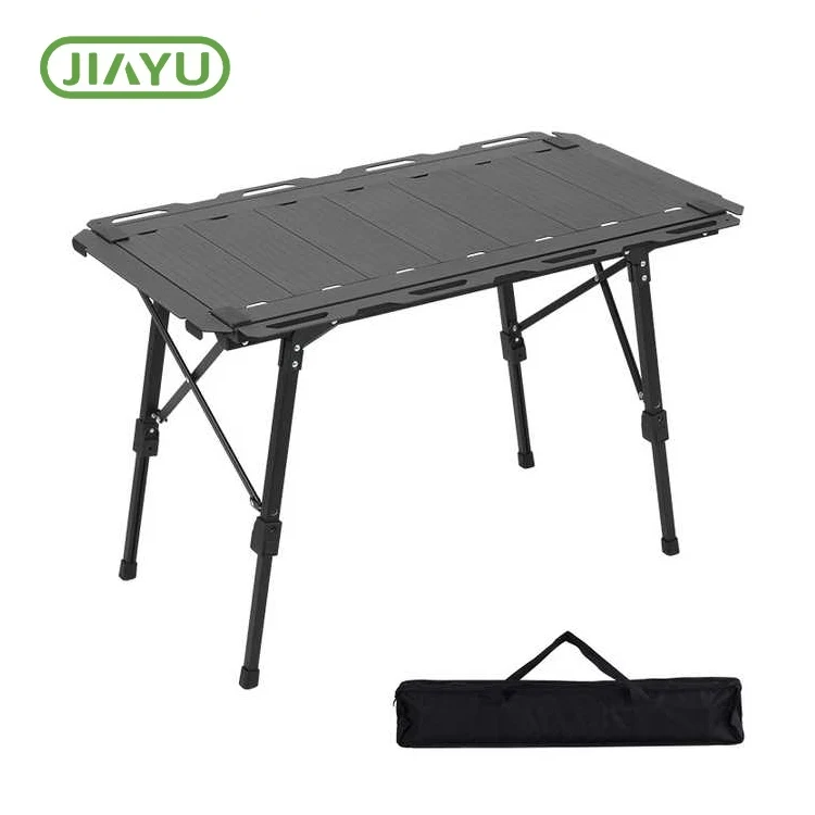 Opvoubare aluminium-yster buite kampeertafel