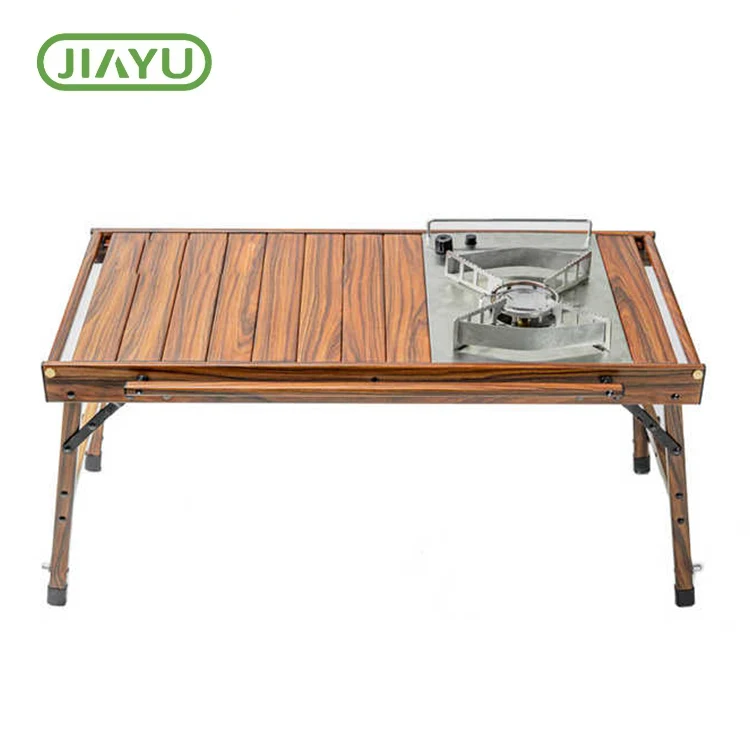 Vou houtkorrel buitelugtafel